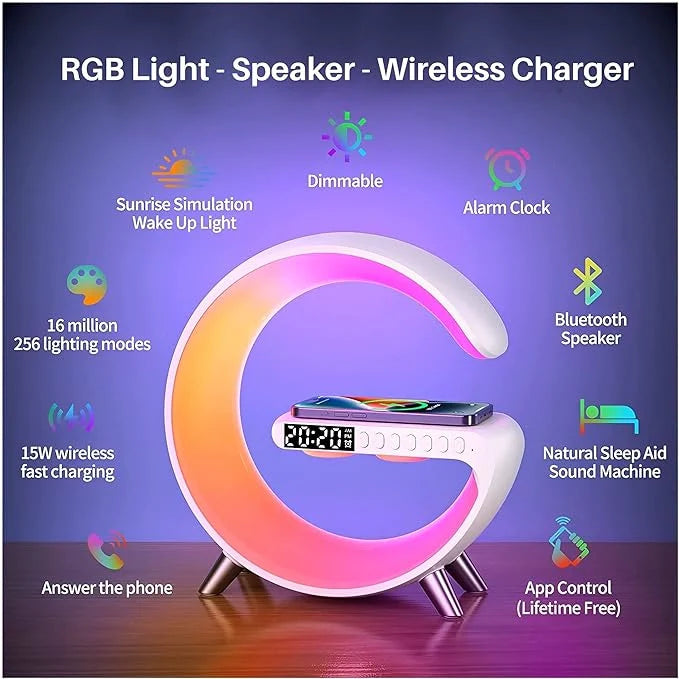 G63 Rgb Light Bluetooth Speaker Charging 4 In 1 Led