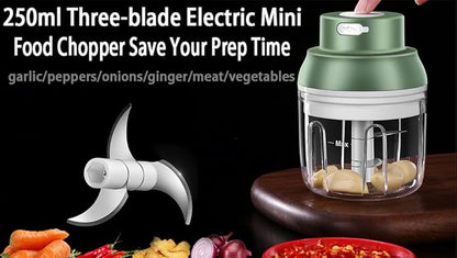 Rechargeable Mini Grinder Food Chopper (250ml)