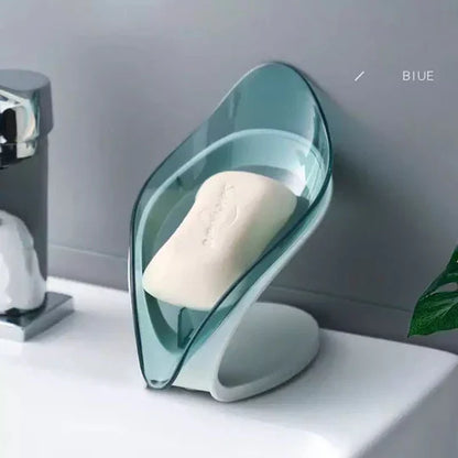 Buy 1 Get 4 Free Self Draining Leaf Shape Soap Holder