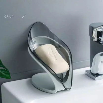 Buy 1 Get 4 Free Self Draining Leaf Shape Soap Holder